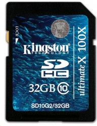 Kingston SDHC 32GB Class 10