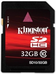 Kingston SDHC 32GB Class 10