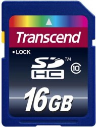 Transcend SDHC 16GB Class 10