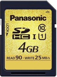 Panasonic SDHC 4GB UHS-I Class 10 